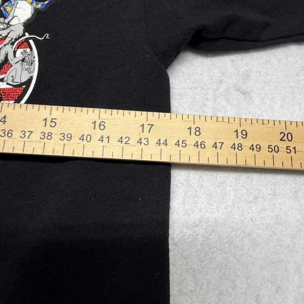 Vintage Bayside Elite Diesel Service Rat The Wizard Trucking T-Shirt Black Small - Picture 7 of 8